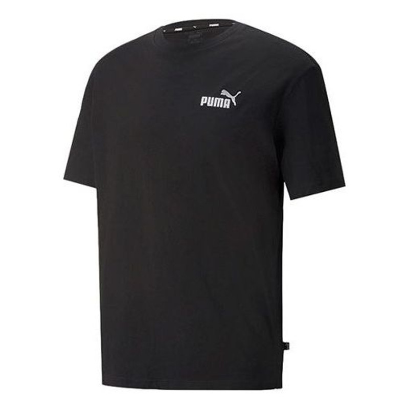 PUMA Ess+ Relaxed Tee Logo T-Shirt 'Black' 849529-01 - 1