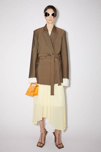 Acne Studios Tailored suit jacket - Almond brown outlook