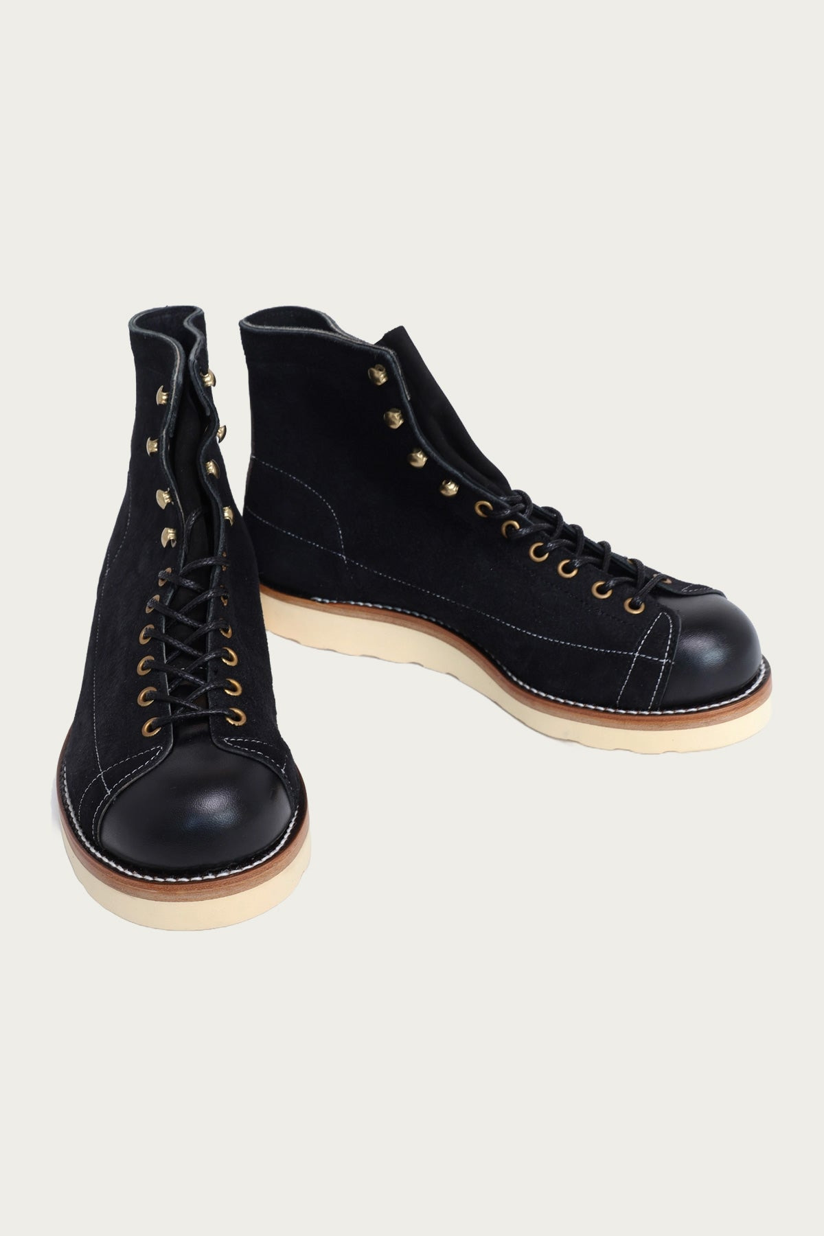 Ten Mile Work Boots / Rough Out Leather - Black - 2