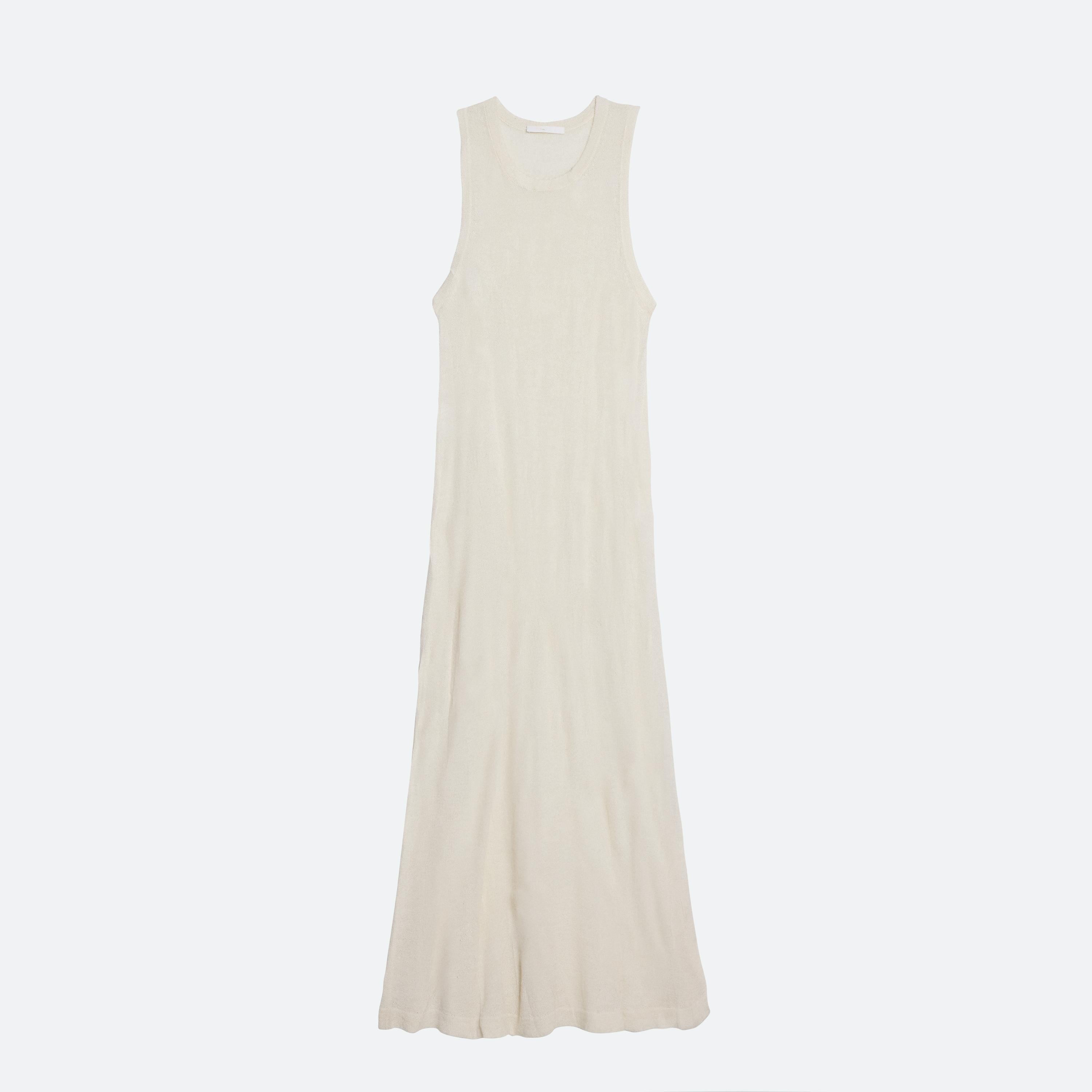 SLEEVELESS CRUSHED KNIT DRESS - 1