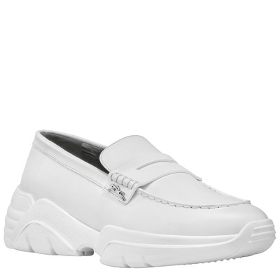 Longchamp Au Sultan Loafer White - Leather outlook