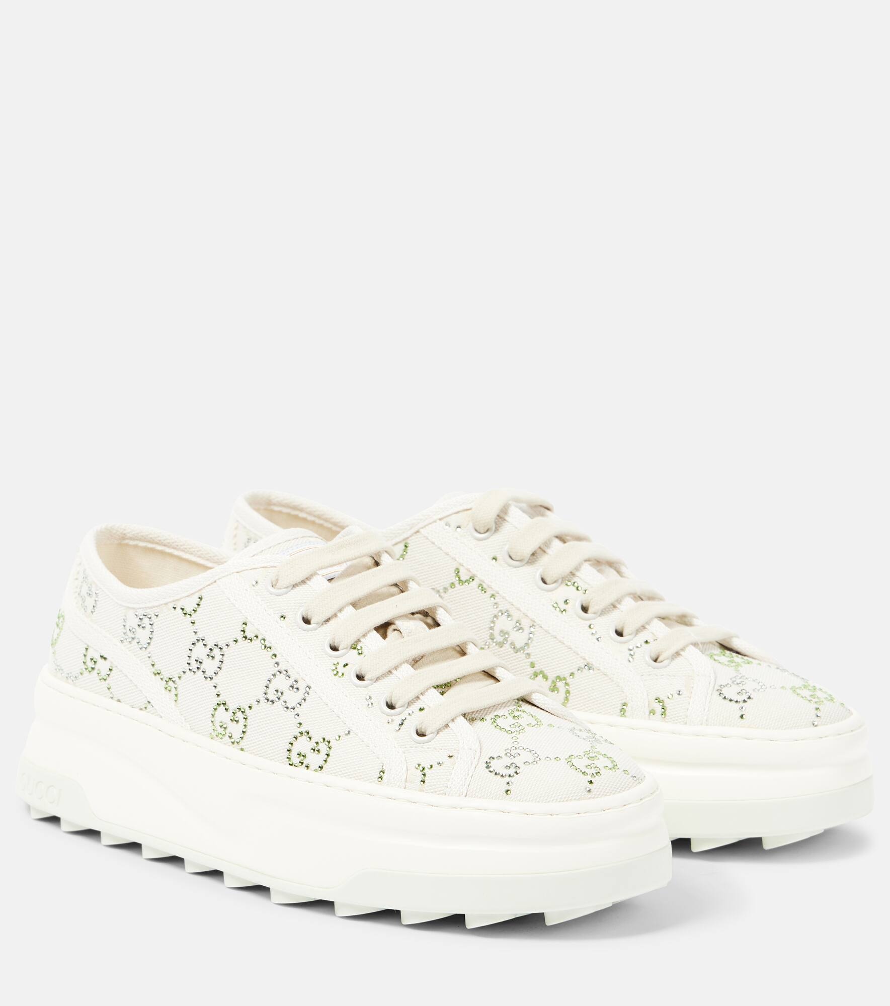 Gucci Tennis 1977 GG Crystal sneakers - 1