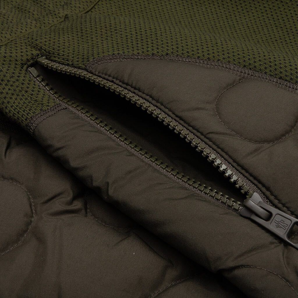 MONCLER GENIUS X SALEHE BEMBURY PADDED PANTS - DARK GREEN - 3