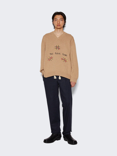 BODE Tic Tac Toe Pullover Tan outlook