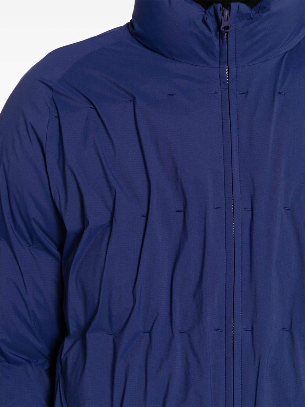 decorative-stitching puffer jacket - 5