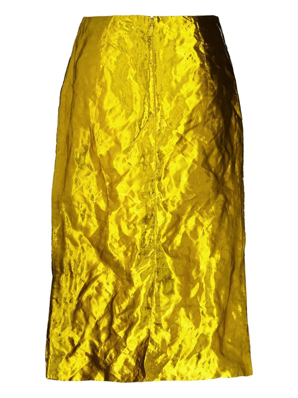 Manuela metallic-effect midi skirt - 2