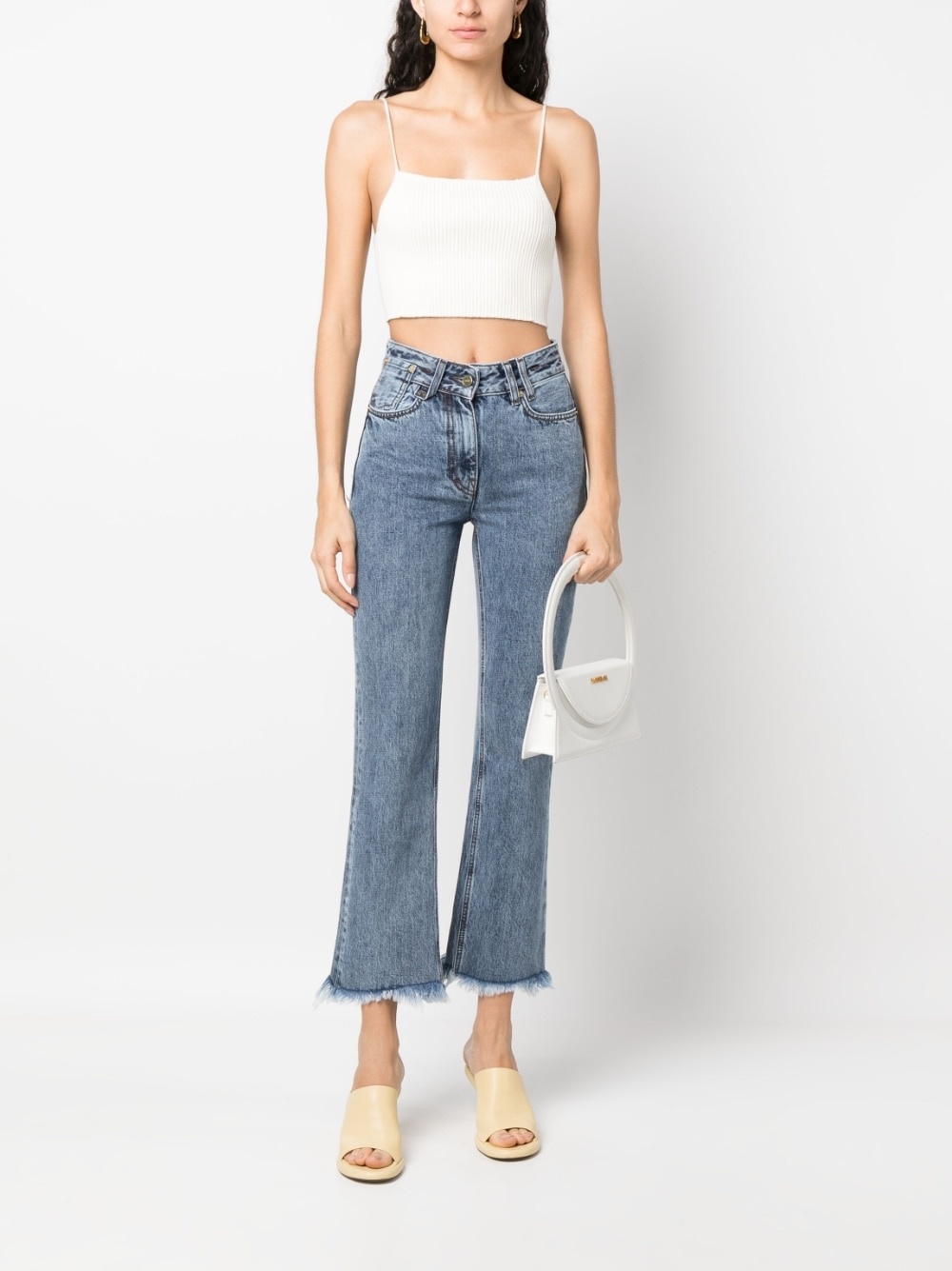 Le De Nimes Court Articha high-rise bootcut jeans - 2