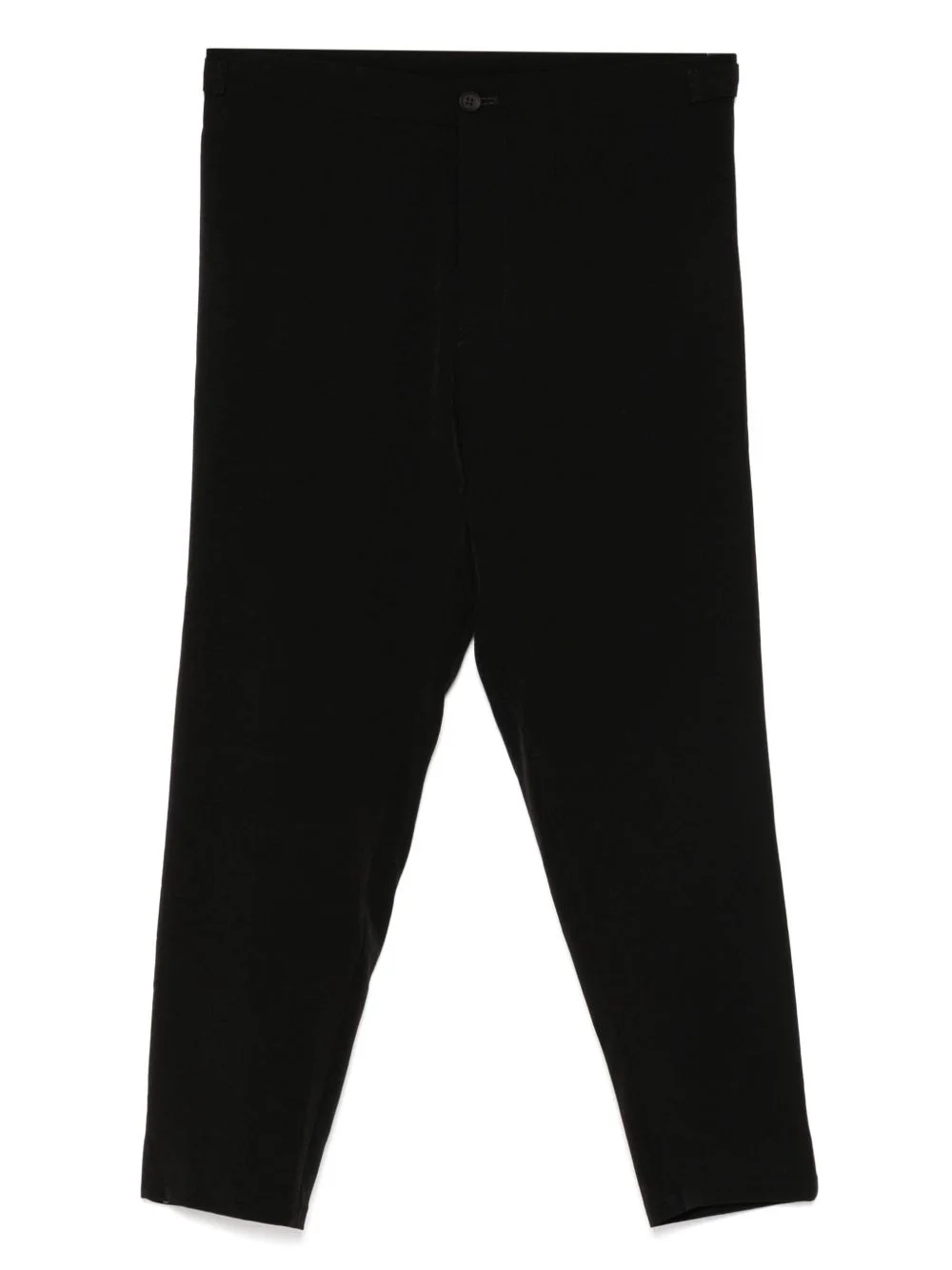 crepe-de-chine tapered trousers - 1