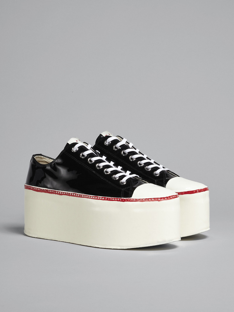 PATENT LEATHER PLATFORM SNEAKER 2
