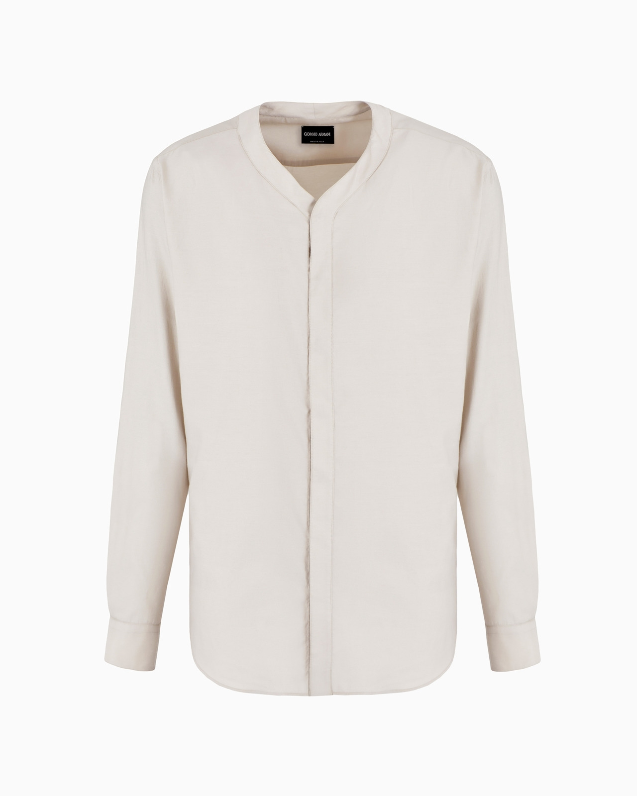 ASV V-neck shirt in cotton and silk - 1