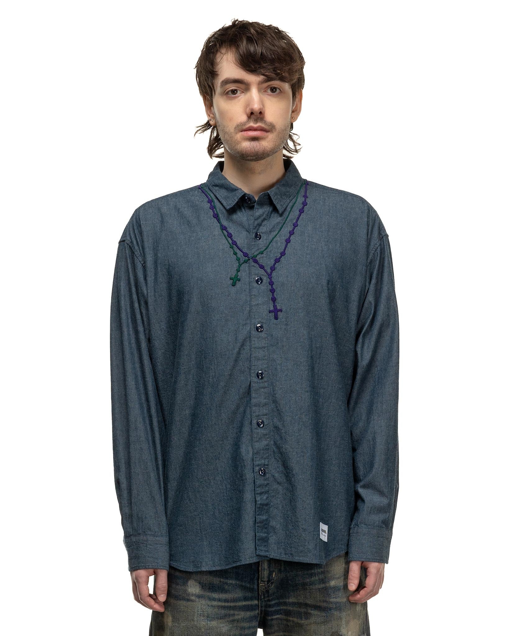 NEIGHBORHOOD DOUBLE CROSS EMBROIDERY シャツ