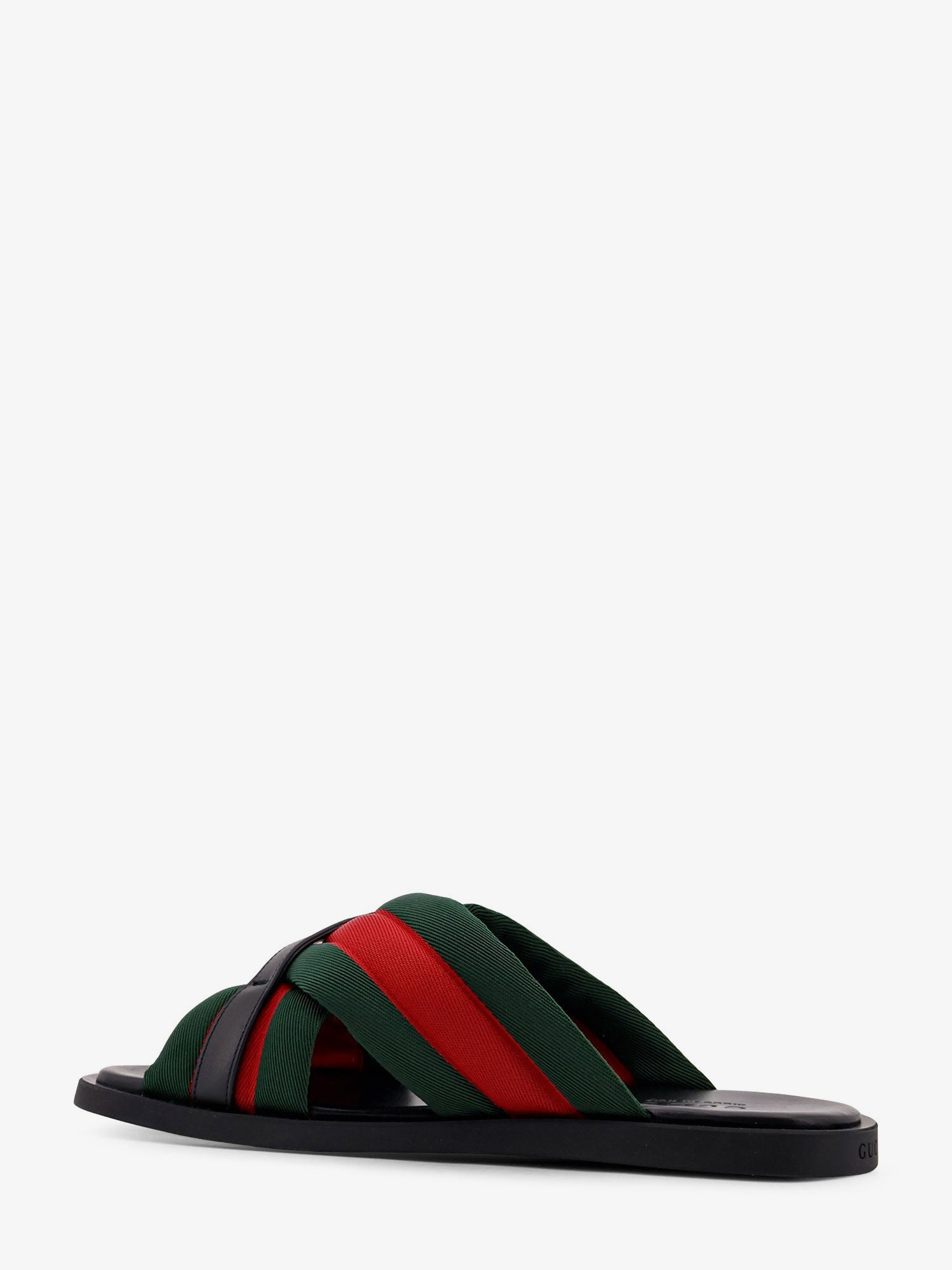 Gucci Sandals With Web Detail And Gg Incrocio - 4