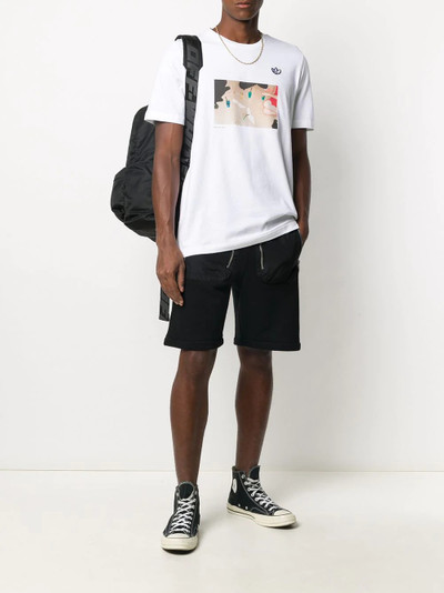 adidas graphic print T-shirt outlook