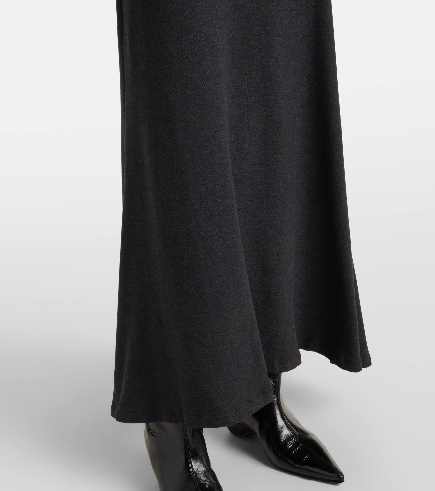 Vanya turtleneck jersey maxi dress - 5
