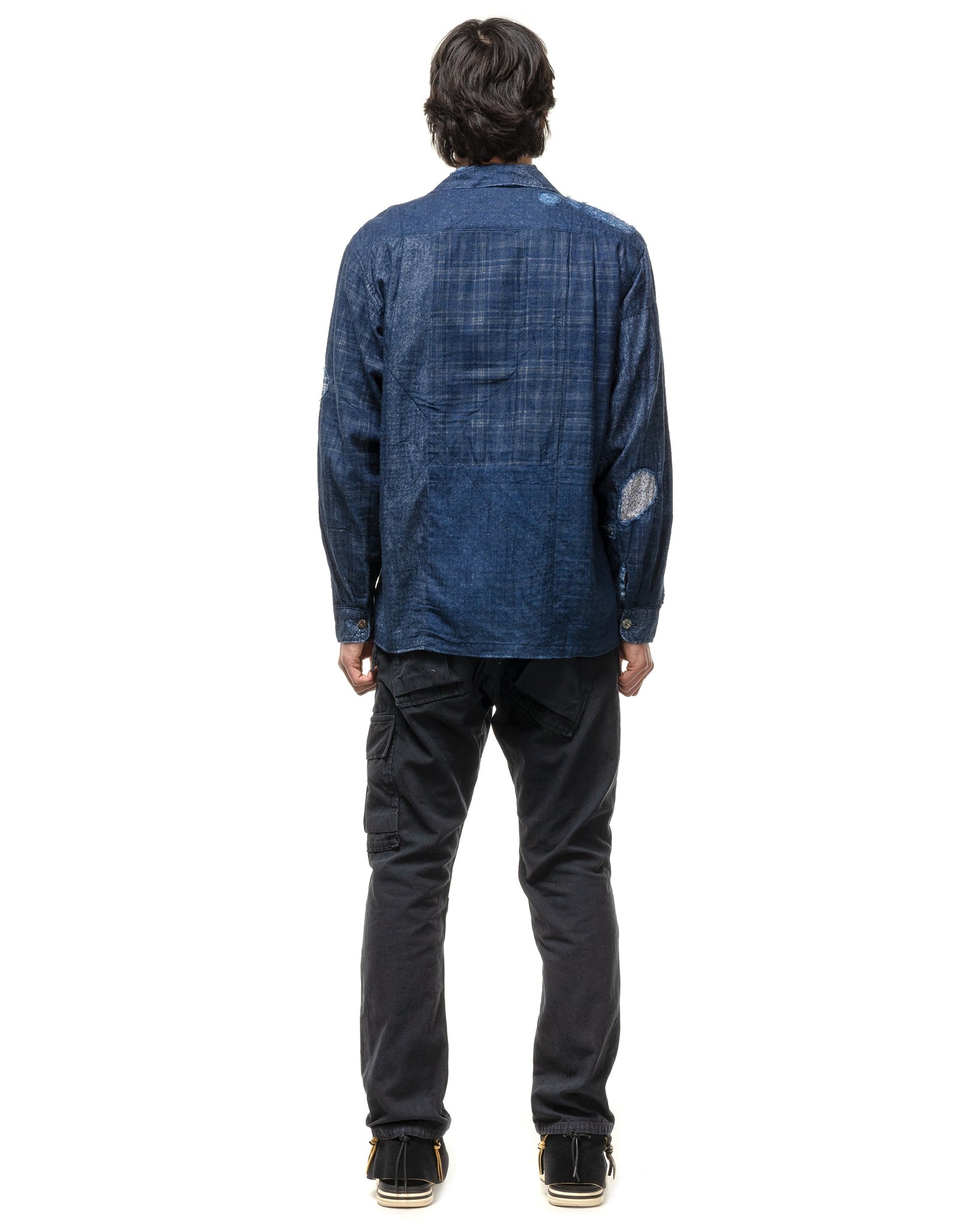 LIGHT CANVAS RINGOMAN CARGO PANTS BLACK - 4