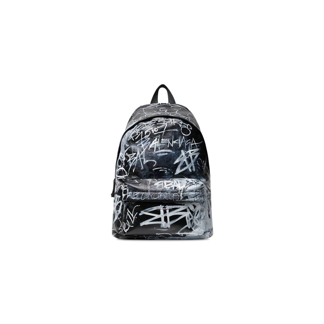 Men's Explorer Backpack Graffiti in Black - 1