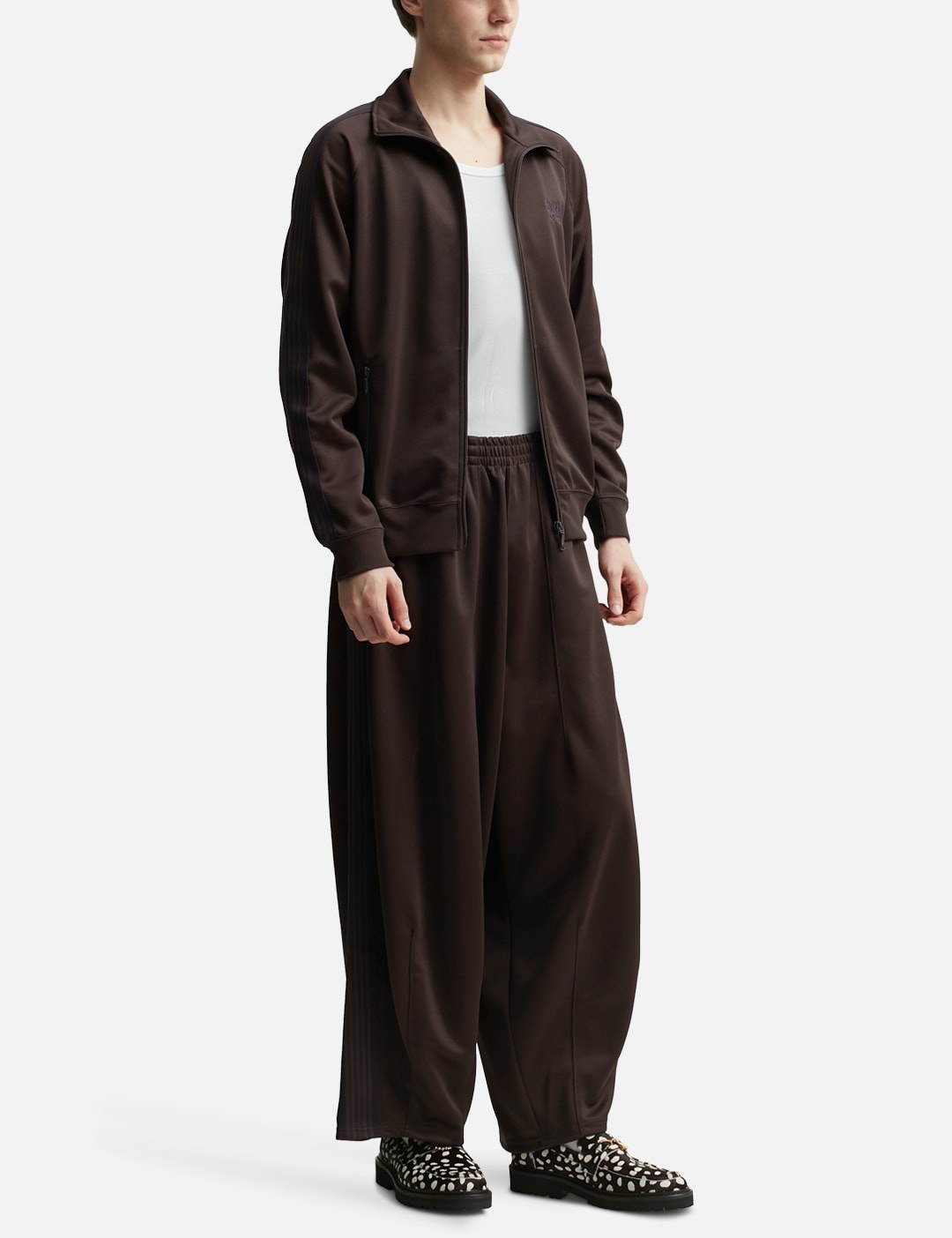 RELAXED TRACK PANTS - POLY SMOOTH - 5