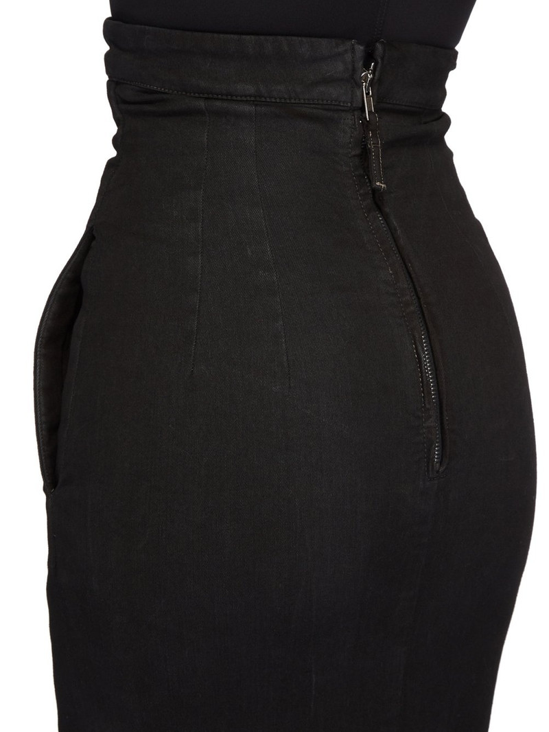 Dirt Pillar denim maxi skirt 5