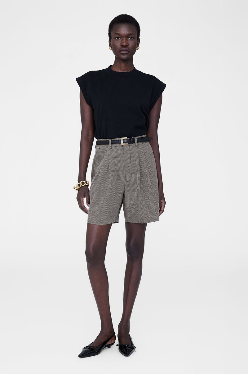 ANINE BING Caspen Tee - Black outlook