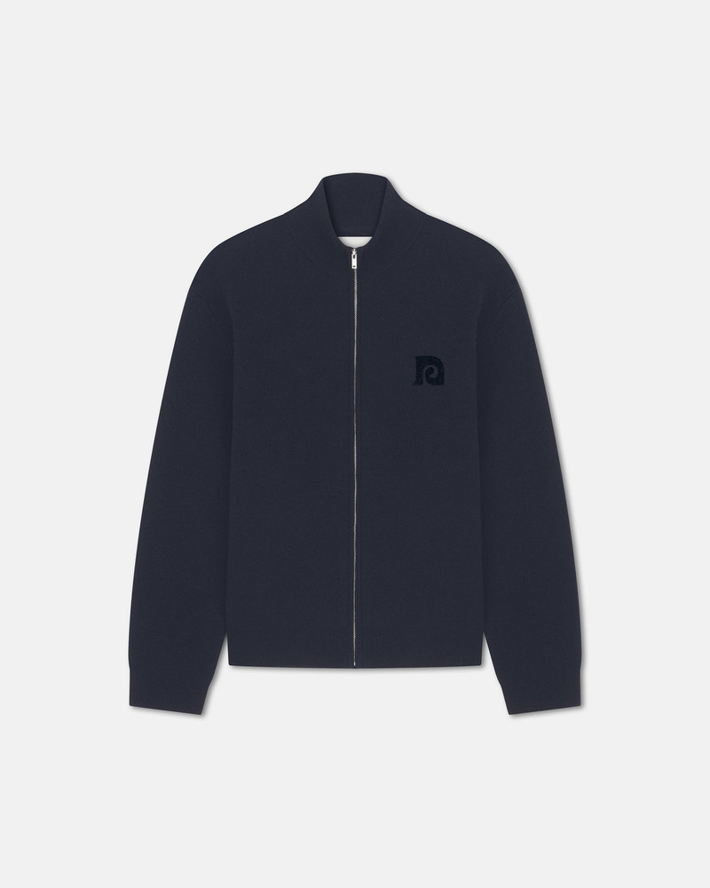 Merino Wool Zip Cardigan - 1
