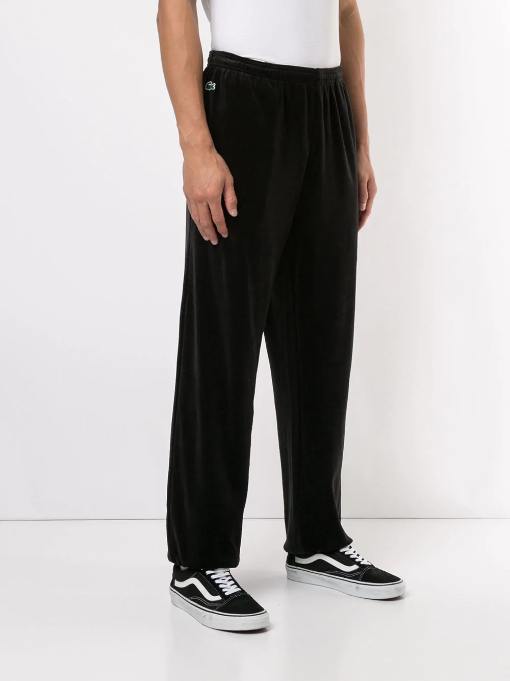 logo badge track pants - 3