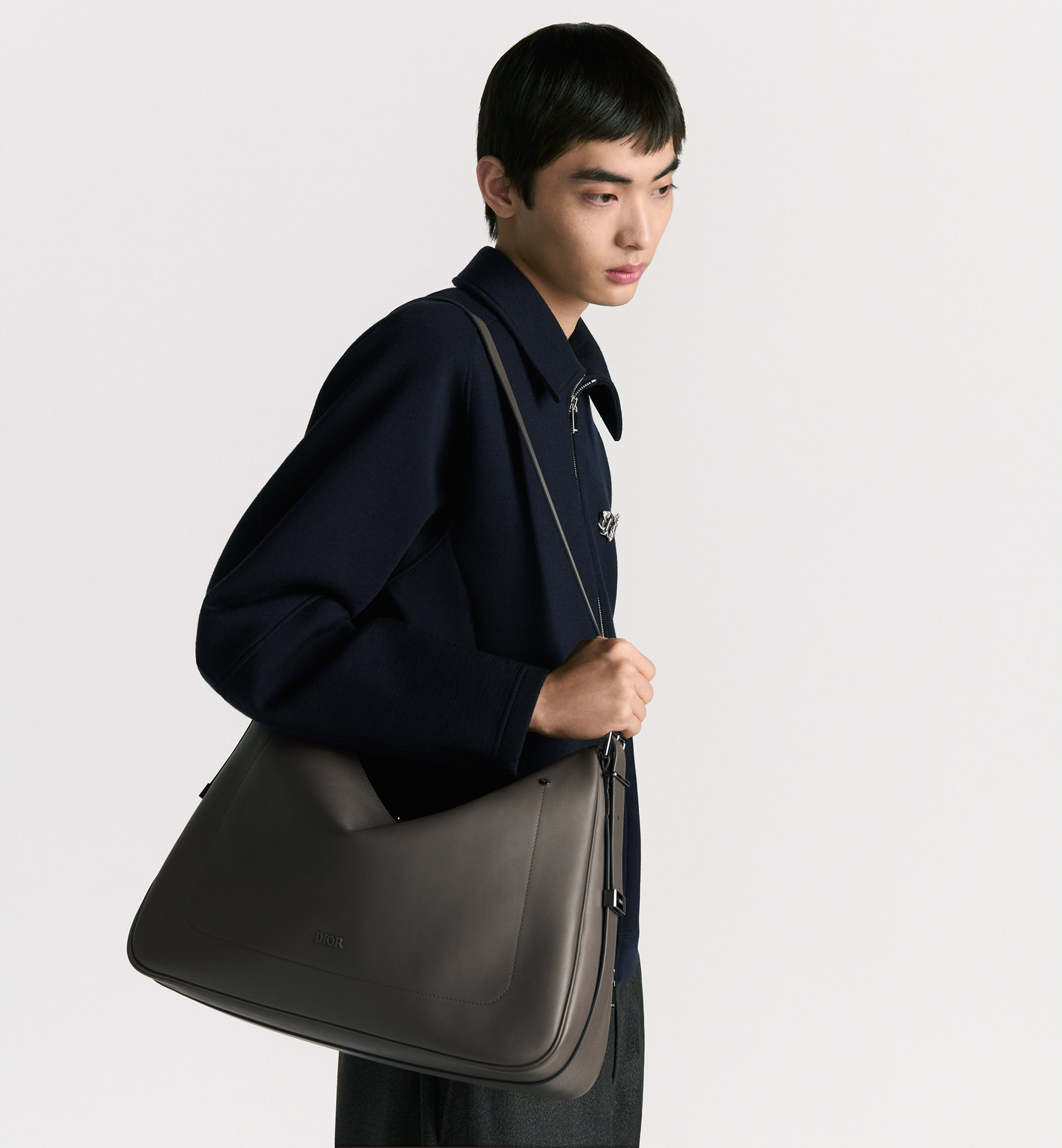Large Dior Slider Zipped Hobo Bag - 2