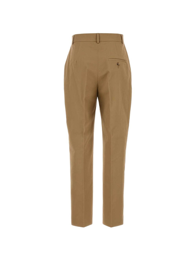 Moschino pressed-crease cotton trousers outlook