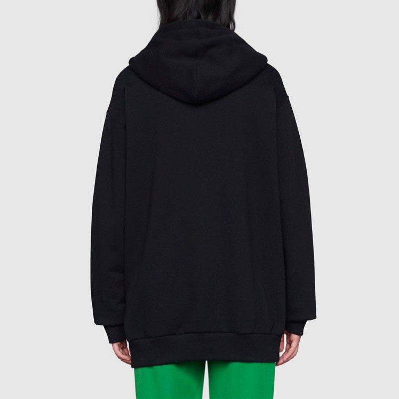 GUCCI Disney x Gucci Donald Duck hooded sweatshirt outlook