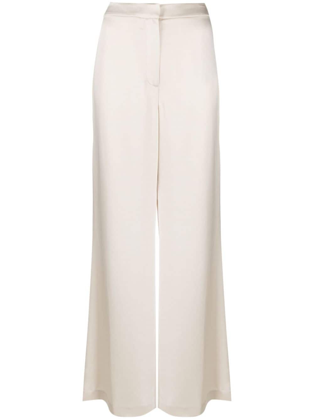 high-rise wide-leg trousers - 1