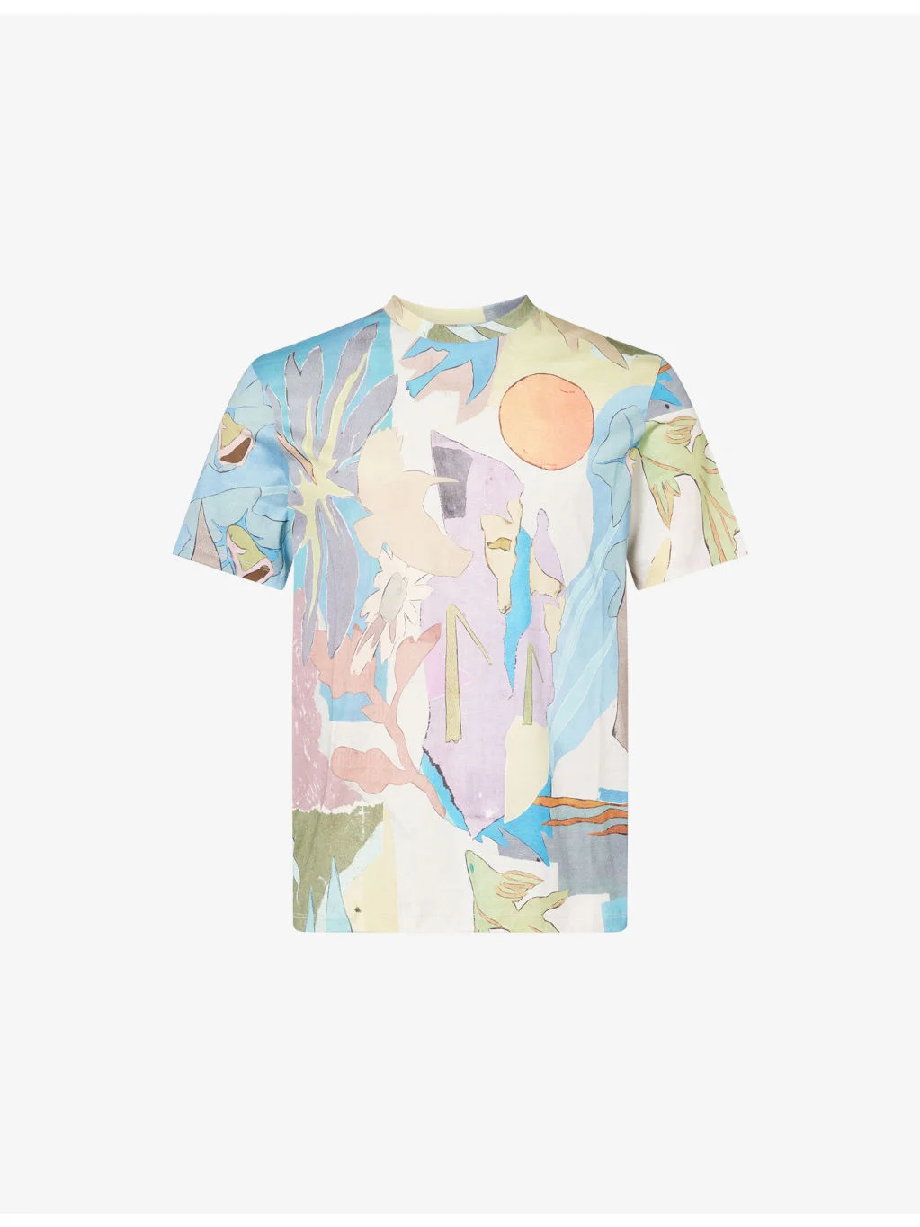Printed Cotton-Jersey T-Shirt - 1