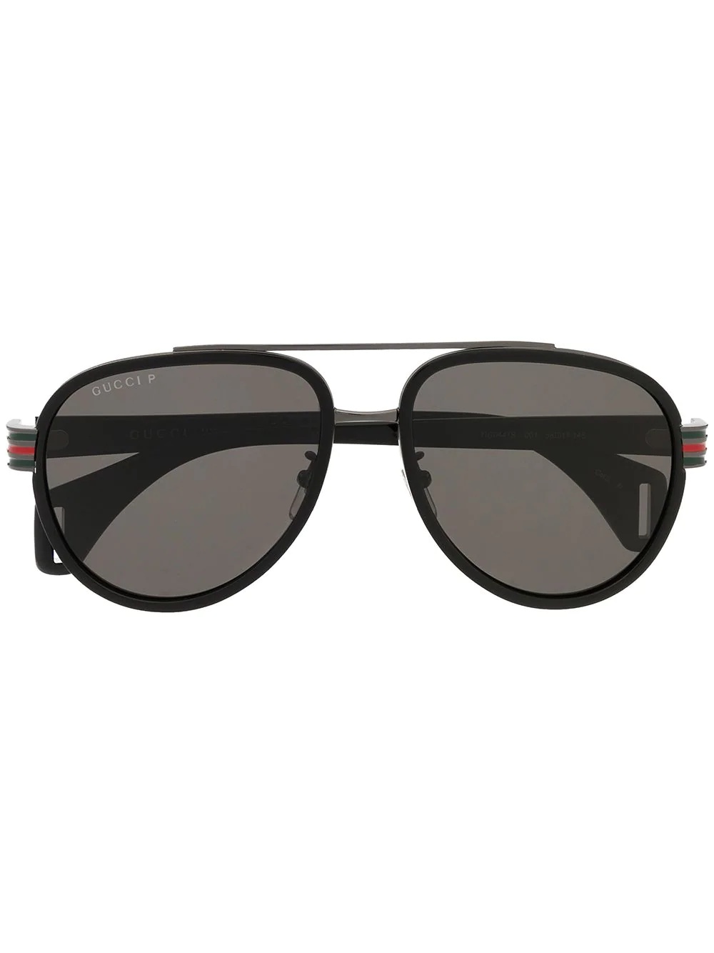 tinted pilot-frame sunglasses - 1