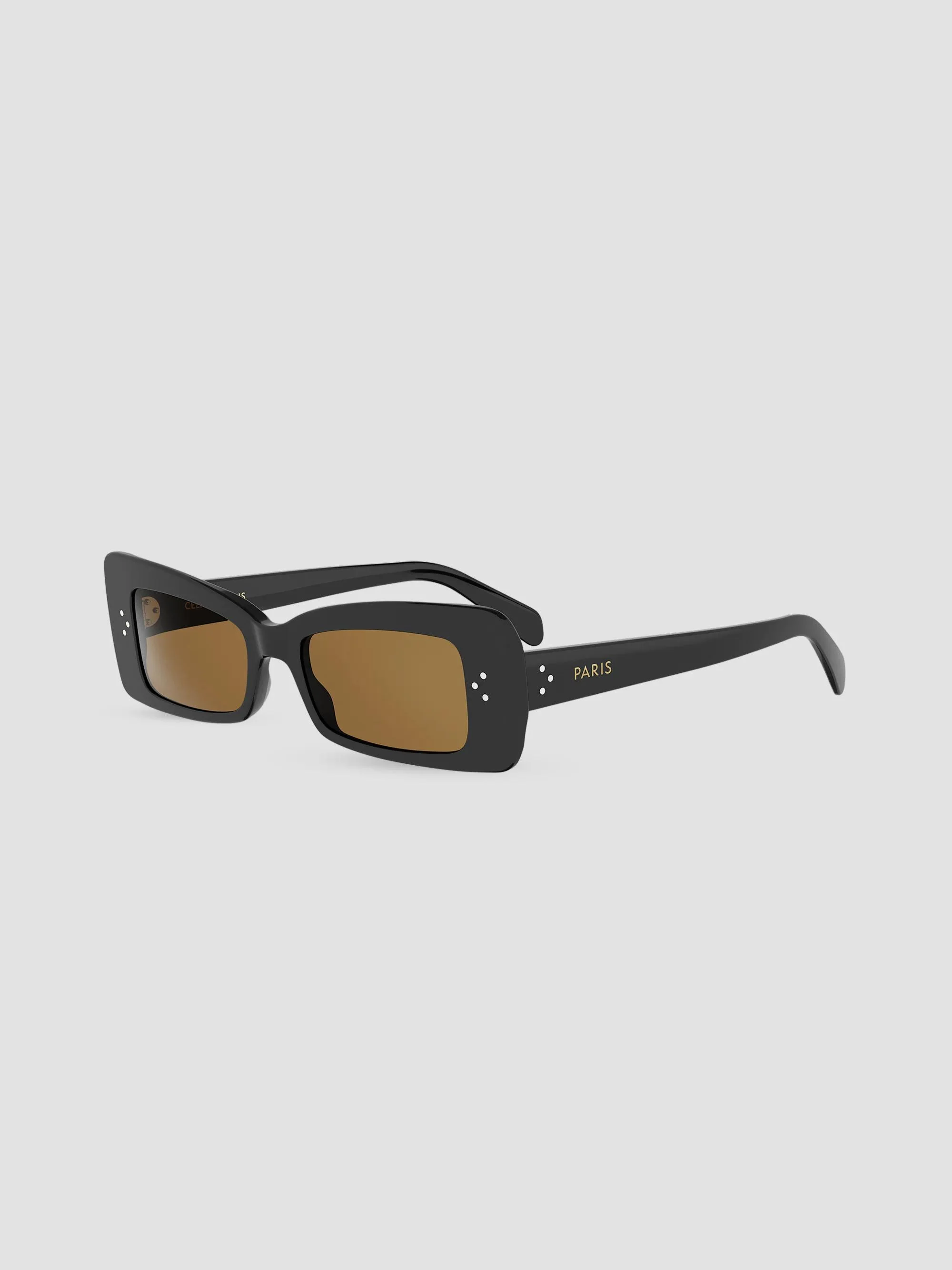 Women's 3 Dots HD 54MM Rectangular Sunglasses - Black - 1