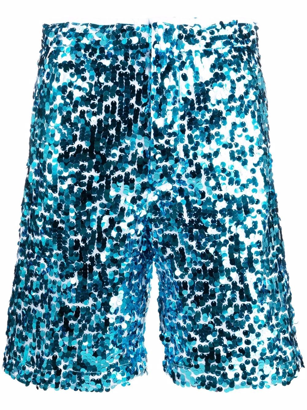 sequinned Bermuda shorts - 1