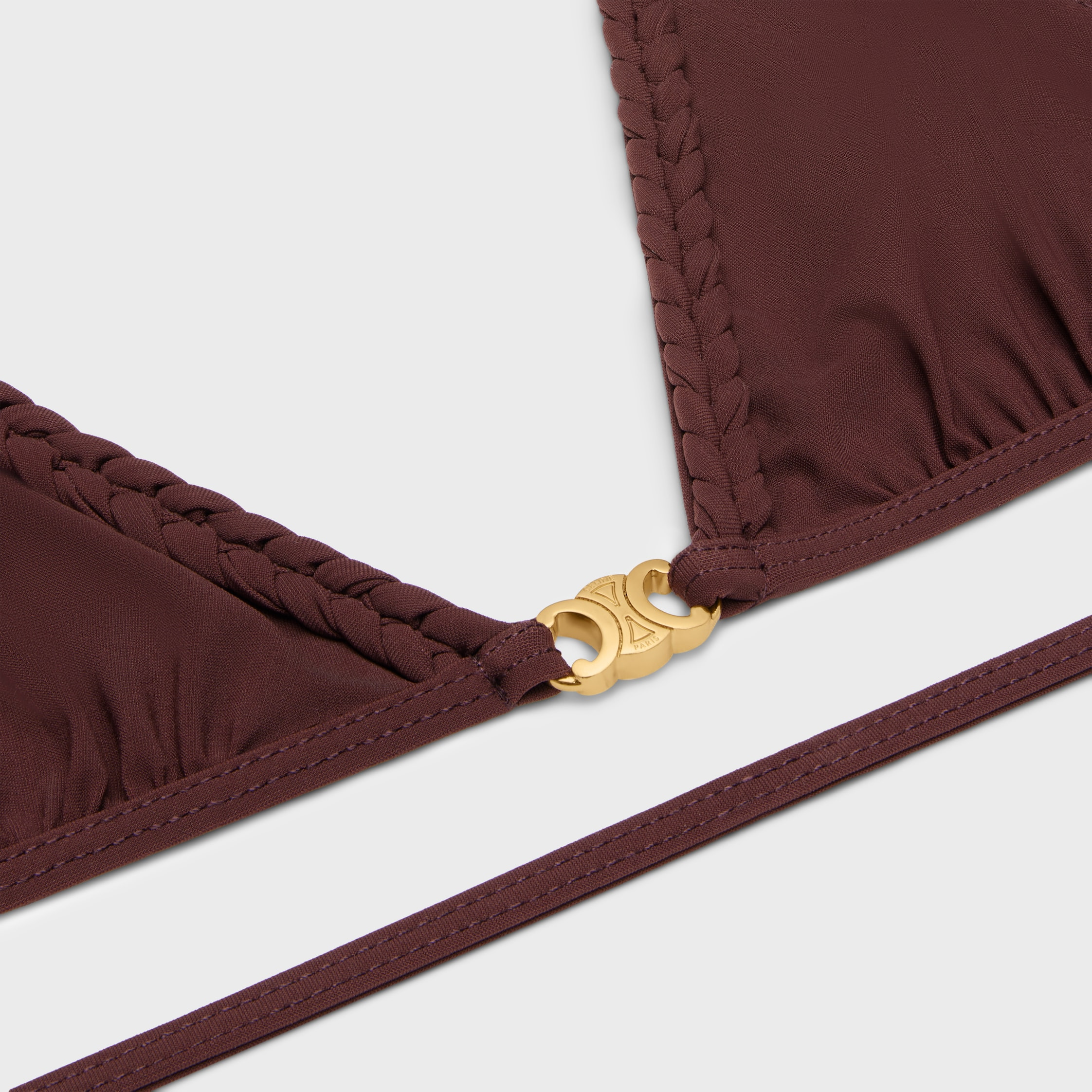triomphe triangle top in matte jersey - 3