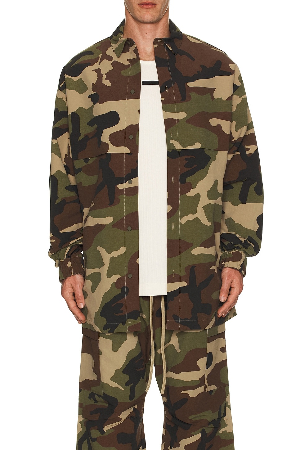 Military Nylon Overshirt - 4