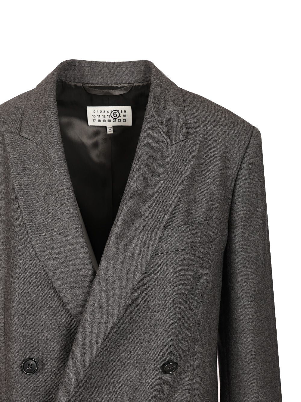 Double-Breasted Jacket Jackets Grey - 4