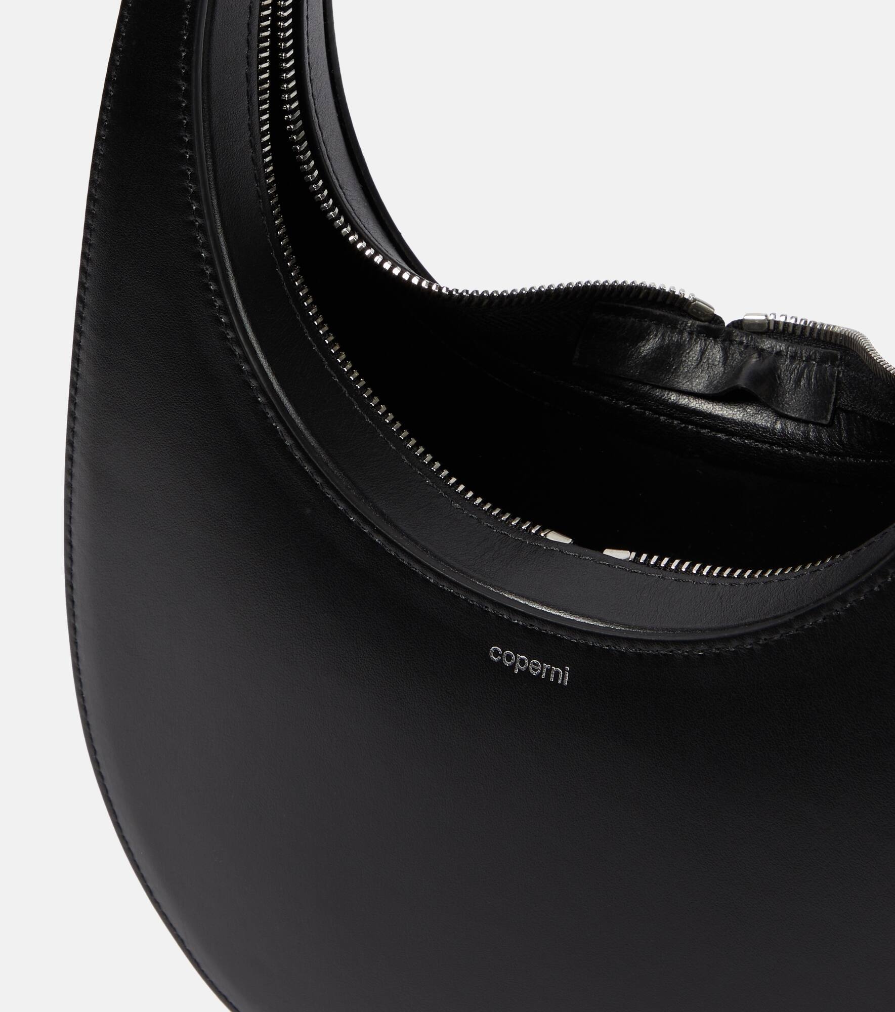 Swipe leather shoulder bag - 3