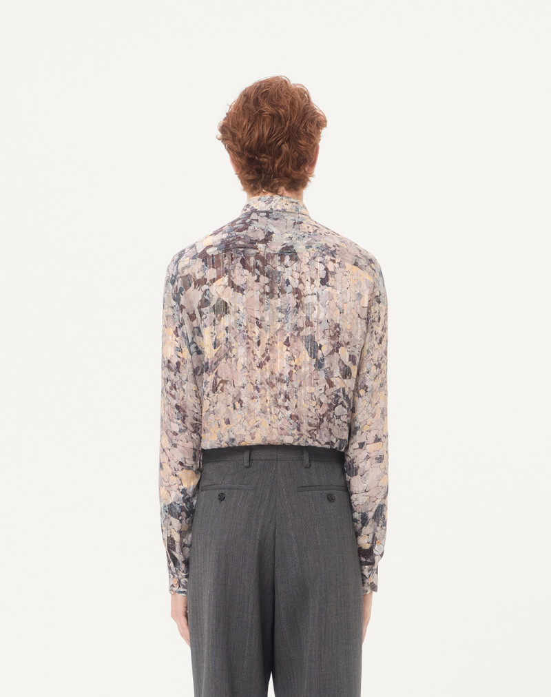 VALENTINO SILK AND LUREX SHIRT WITH ALL-OVER URBS PRINT 7