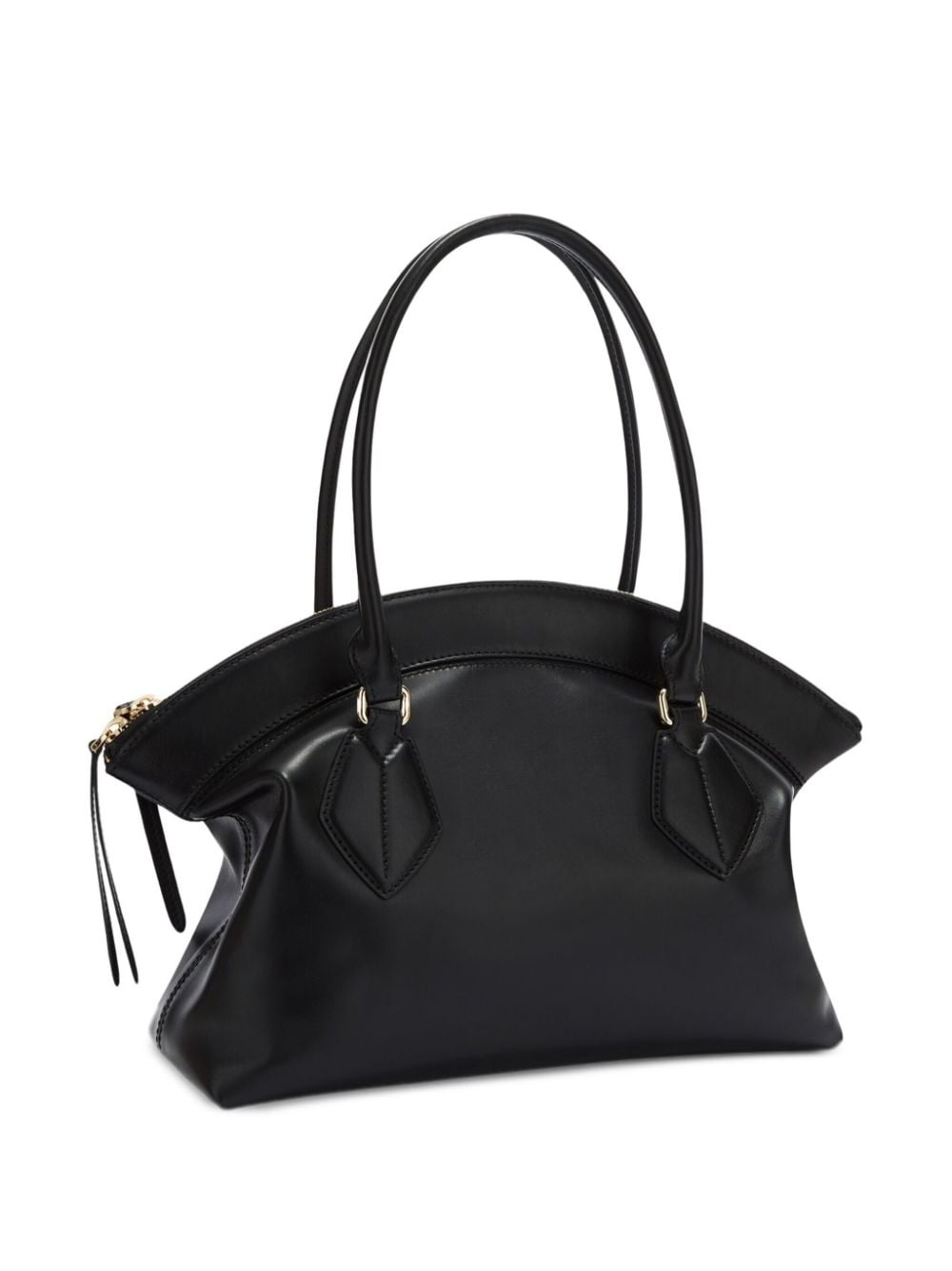 leather tote bag - 2