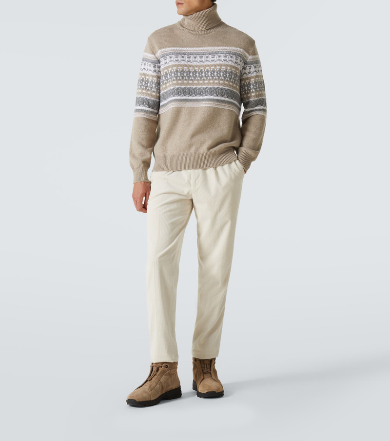ZEGNA CashCo corduroy straight pants outlook