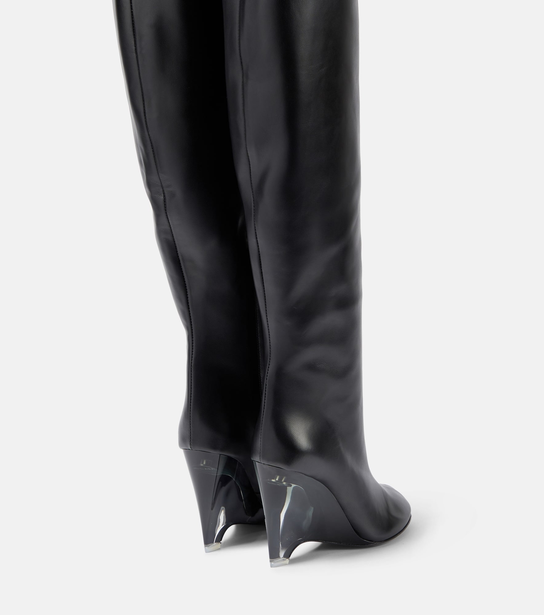 Leather knee-high boots - 3