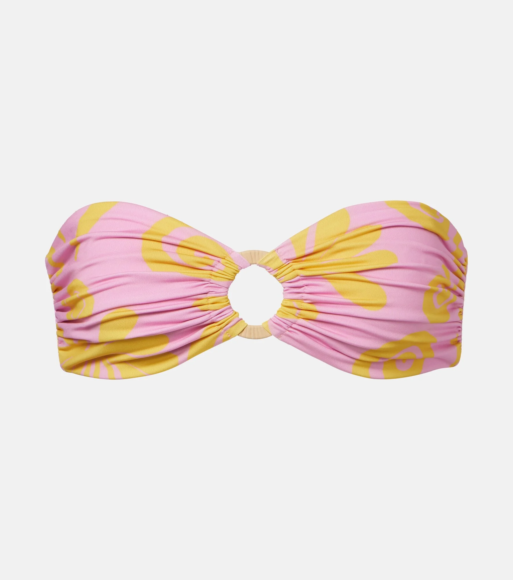Sandra printed bandeau bikini top - 1