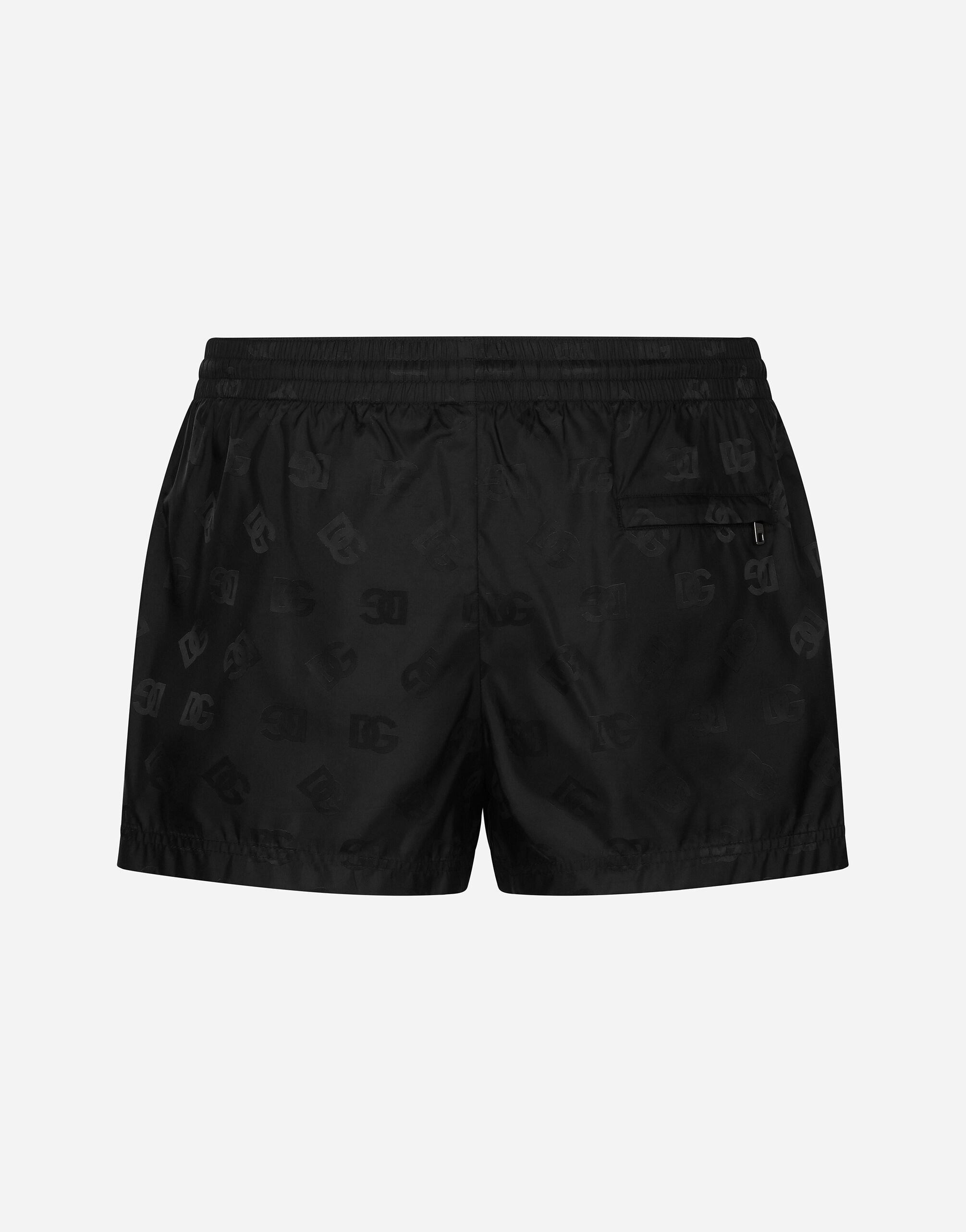 Short swim trunks with jacquard DG Monogram - 2