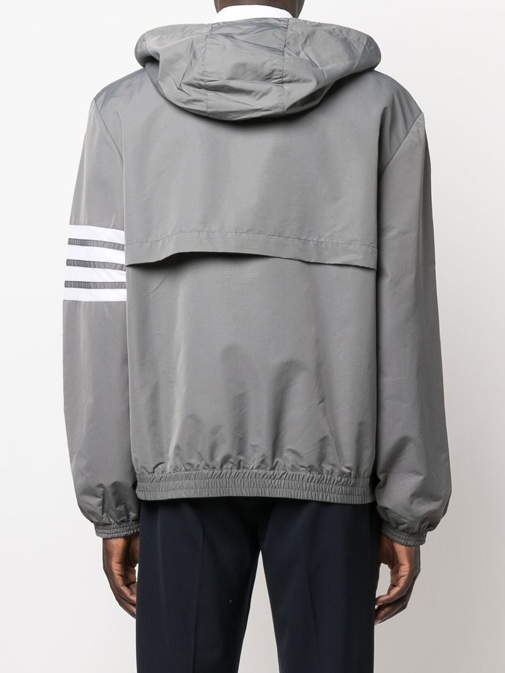 4-Bar stripe hooded jacket - 4
