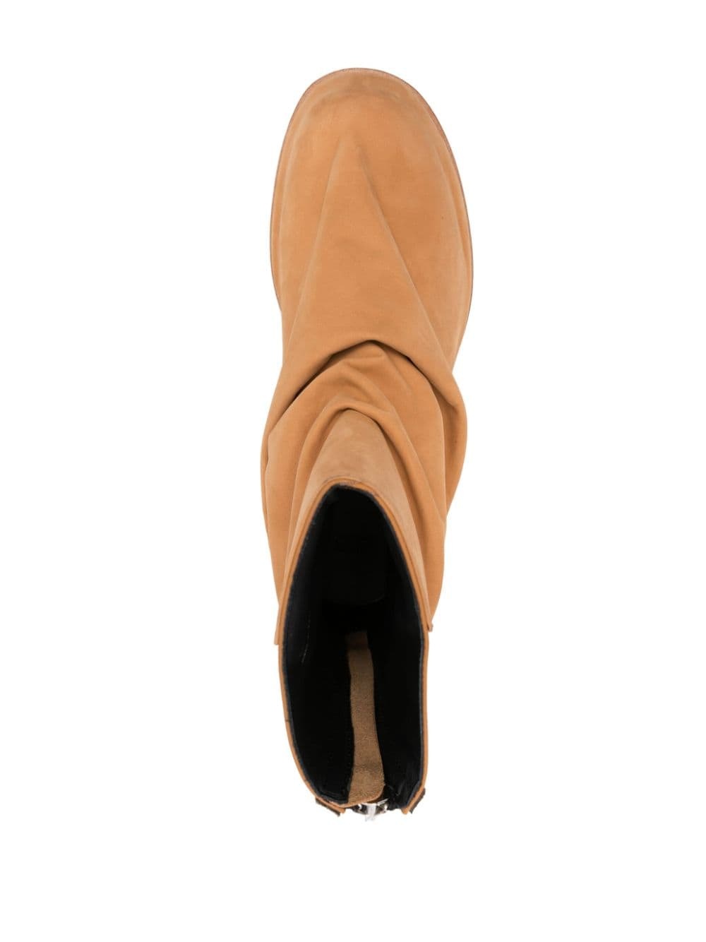 zipped leather ankle boots - 4