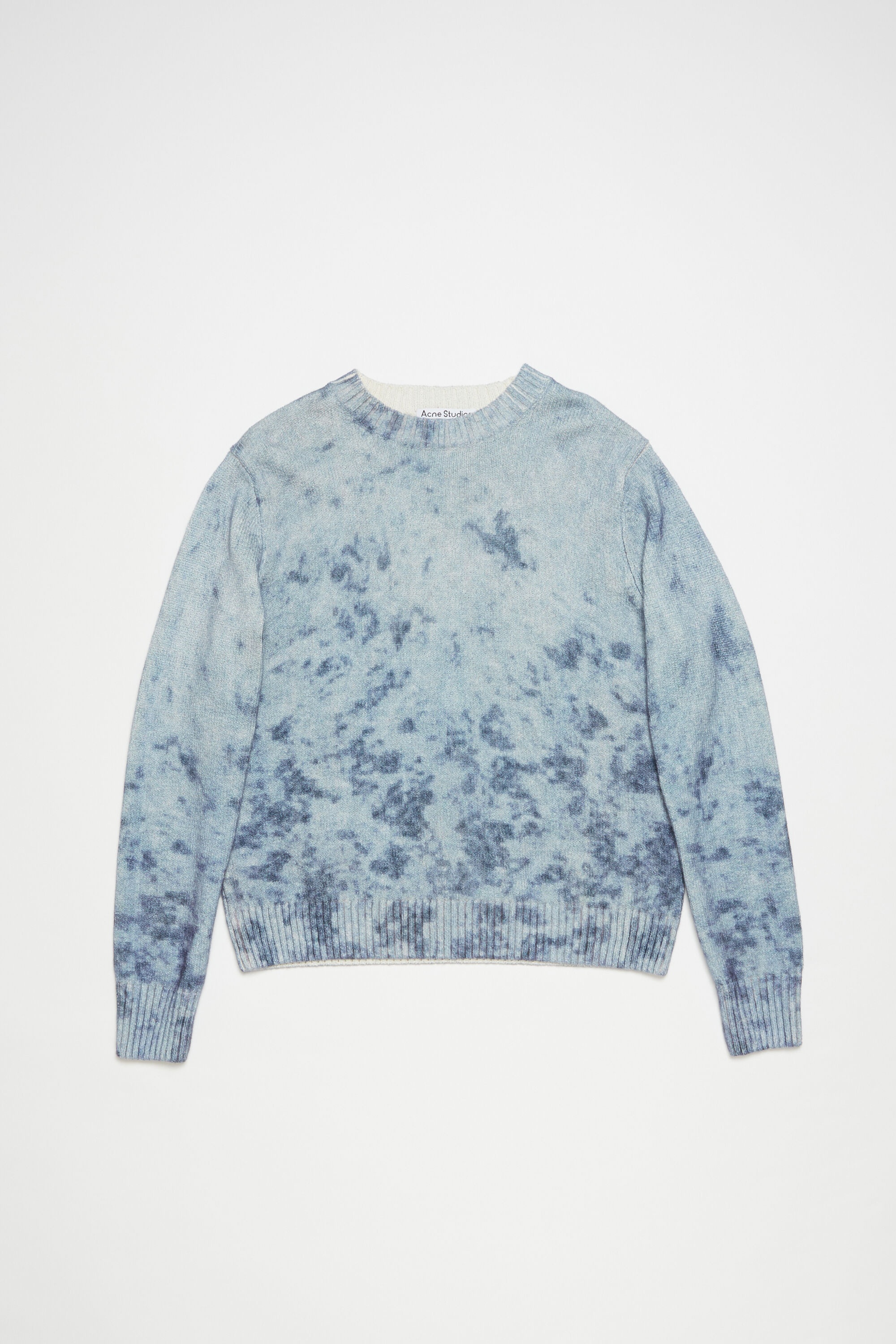 Jumper acid print - Navy/pale blue - 1