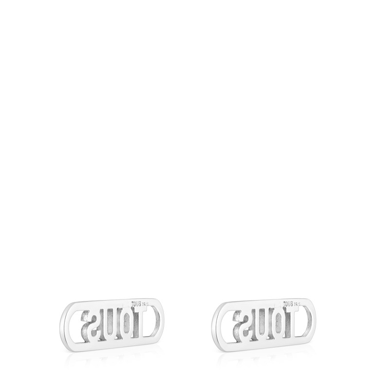 TOUS Set of two silver TOUS Steps Sneaker pins outlook