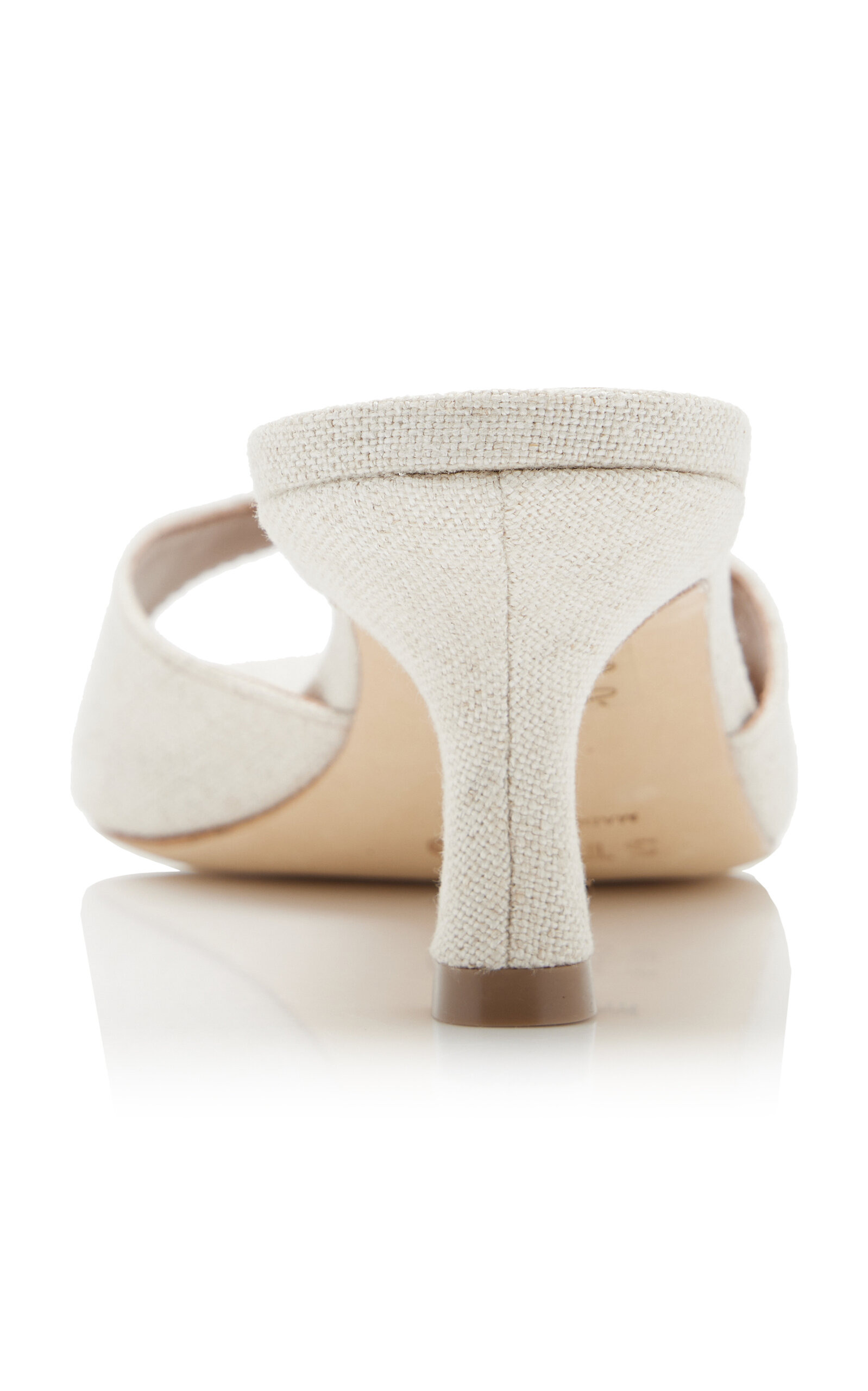 Brigitte Canvas Mules neutral - 4