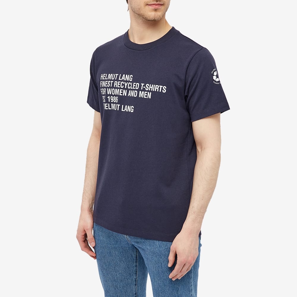 Helmut Lang Recycled Label Tee - 4