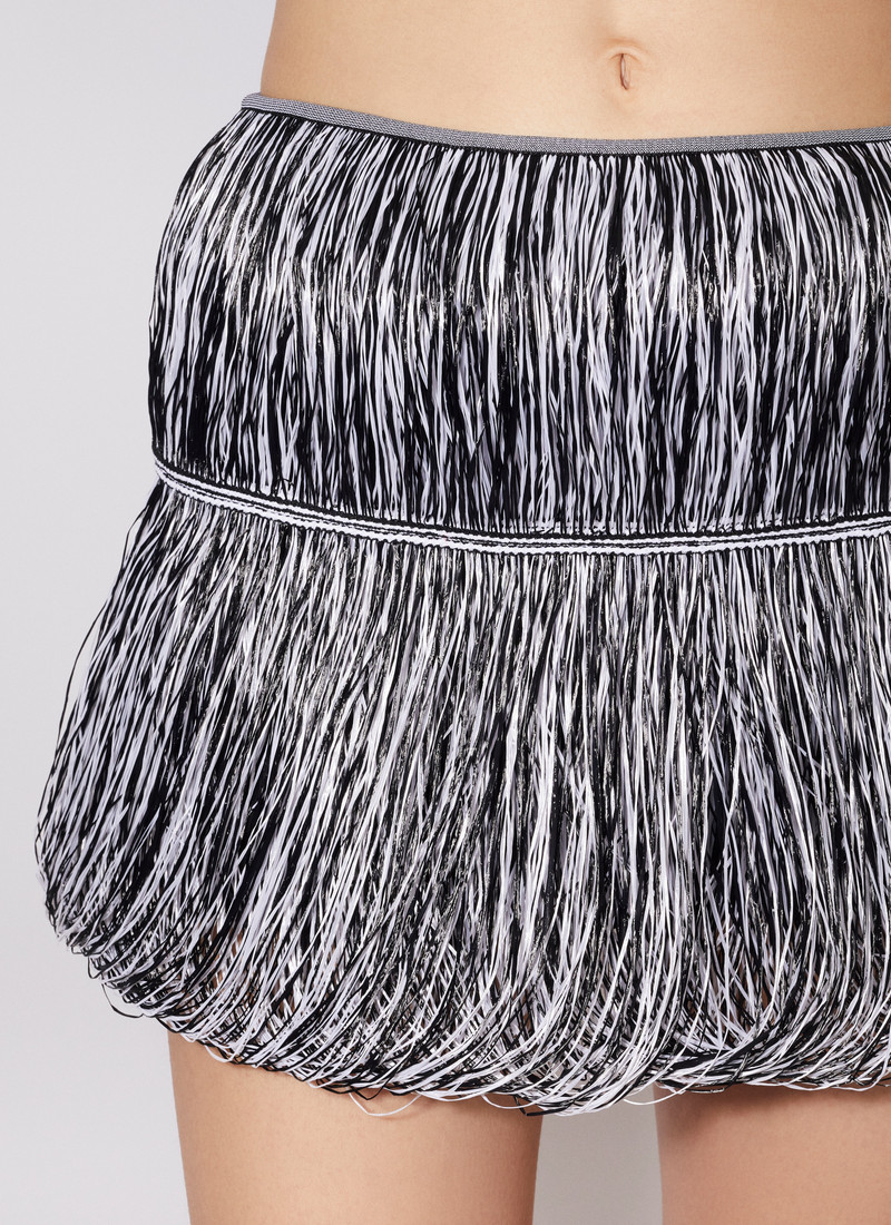 RAFFIA FRINGE SKIRT 5
